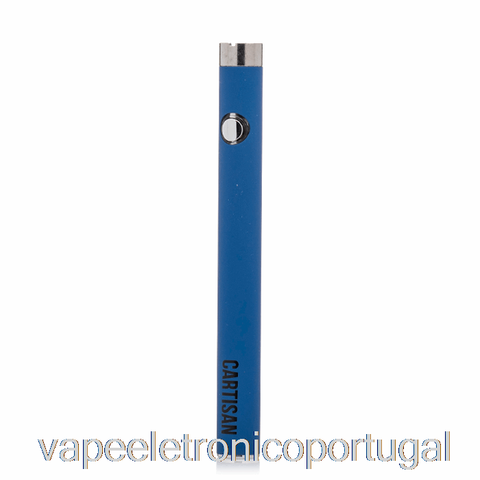 Vape Eletronico Cartisan Slim Button 280 510 Bateria Azul